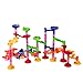 Super Tower Set Marble Run - Junior Set - STEM Toy - An Educational Building Block Set with 105 Pieces Including Translucent Tubes with 30 Glass Marbles