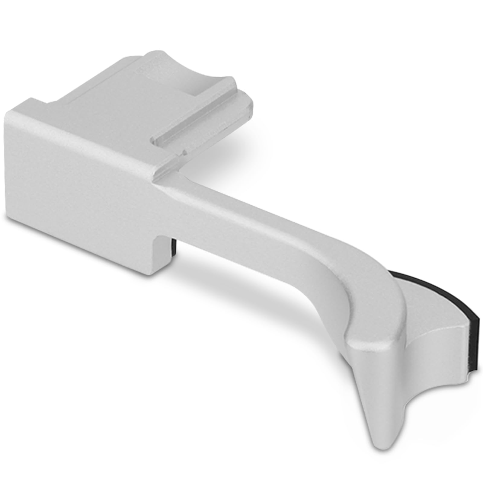 Haoge THB-QS Metal Hot Shoe Thumb Up Rest Thumbs Up Hand Grip for Leica Q2 Camera Silver