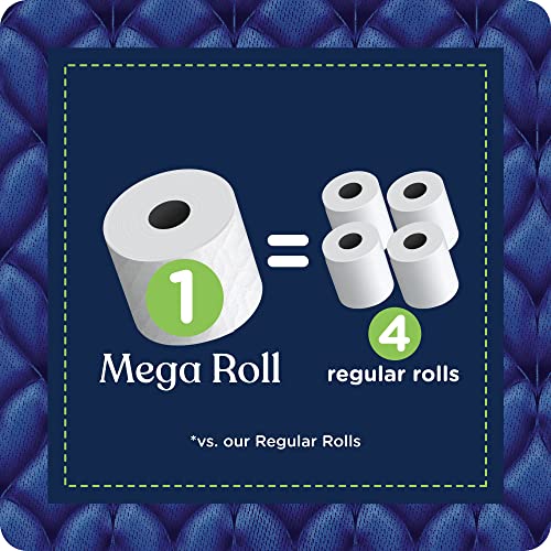 QUILTED NORTHERN ULTRA SOFT & STRONG TOILET PAPER, 6 MEGA ROLLS = 24 REGULAR ROLLS, 5X STRONGER*, PREMIUM SOFT TOILET TISSUE