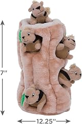 Outward Hound Squirrel Dog Toy Plush Hide & Seek XL Squeaky Toy view 4