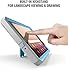 Galaxy Tab A 8.0 (2017) Case, Poetic Revolution Heavy Duty Protection Built-in-Screen Protector Kickstand for Samsung Tab A2 S/SM-T385/T380/Galaxy Tab A 8.0 2017 [NOT FIT 2015/2018 Version] Blue