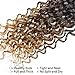 Eerya 6 Packs Passion Twist Crochet Hair 18 inch Water Wave Crochet Braids for Passion Twists Butterfly Locs Crochet Braiding Hair for Women (6Pcs T27#)