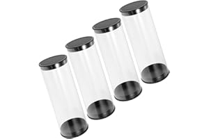 4Pcs Golfs Barrels Clear Tube Carrying Case Golfs Ball Containers Display Holder Portable Ball Case Tubes Portable Ball Case 