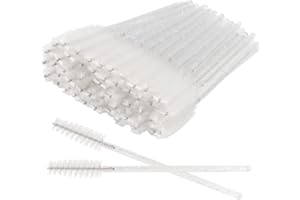 300 PCS Crystal Eyelash Mascara Wands Disposable Lash Brushes for Extensions for Extensions Spoolie Brush Applicators Makeup 