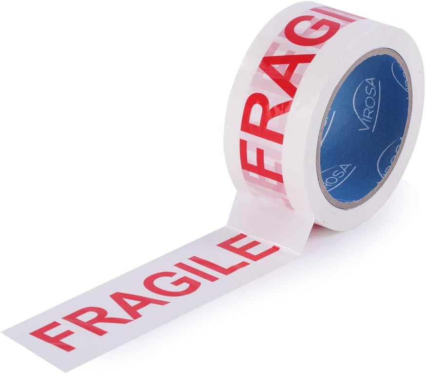 VIROSA Strong Heavy Duty Roll Pack Fragile Packaging Tape, Secure Sticky Sealing Tape for Moving Boxes Parcel Boxes - Image 5
