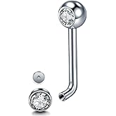 Xpircn 14G Titanium Christina Piercing Barbell VCH Piercing Jewelry for Women Genital Jewelry Vertical Hood