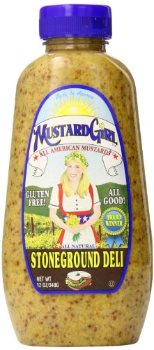 Mustard Girl All American Mustards Condiment, Stoneground Deli, 12 Ounce
