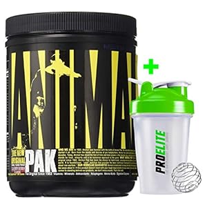 Universal Nutrition Animal Multi Vitamins and Minerals 342g Cherry Berry Flavour Powder + Shaker