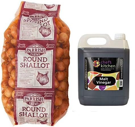 Pickling Shallots 4kg + Spiced Malt Vinegar