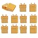 T-Trees XT90 Battery Connector Set for RC Lipo Battery Motor 5 Pairs Yellow ,5 Male Connectors + 5 Female Connectors