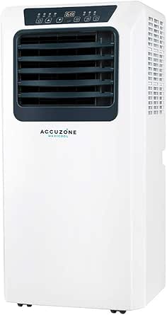 Accuzone Maxicool 11 000 Btu Sacc 6 000 Btu Portable Air Conditioner 3 In 1 Ac Portable Dehumidifier Fan For Rooms Up To 350sq Ft Home Kitchen Amazon Com