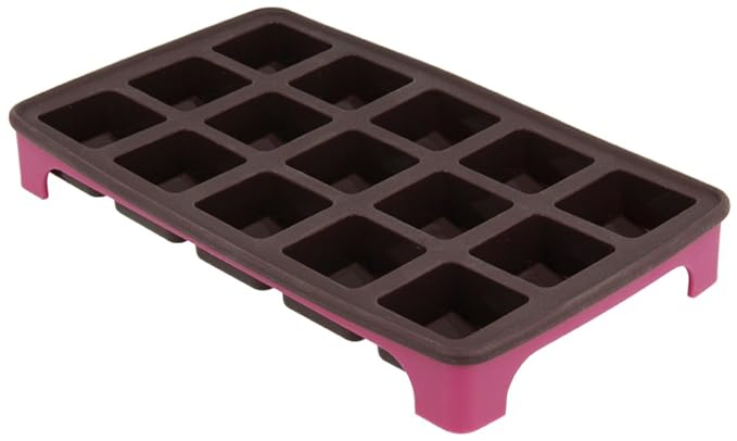 Metaltex 222212080 Würfel Schokoladen-, Pralinenform aus Silikon, 15er Form