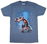 Marvel Comics Spider-Man Captain America Civil War Graphic T-Shirt