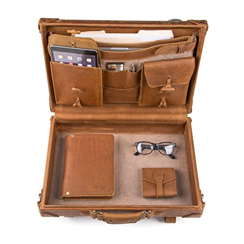 Buy Saddleback Leather Hardside Briefcase 100 Full Grain, Hard Shell