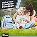 Unisex Diaper Bag Backpack, Waterproof 300D Polyester ~ Has 15 Pockets & Padded Adjustable Straps, Attaches to Stroller, With Bonus Changing Pad & Baby Care eBook, Light Blue by MakeMyMerchandise