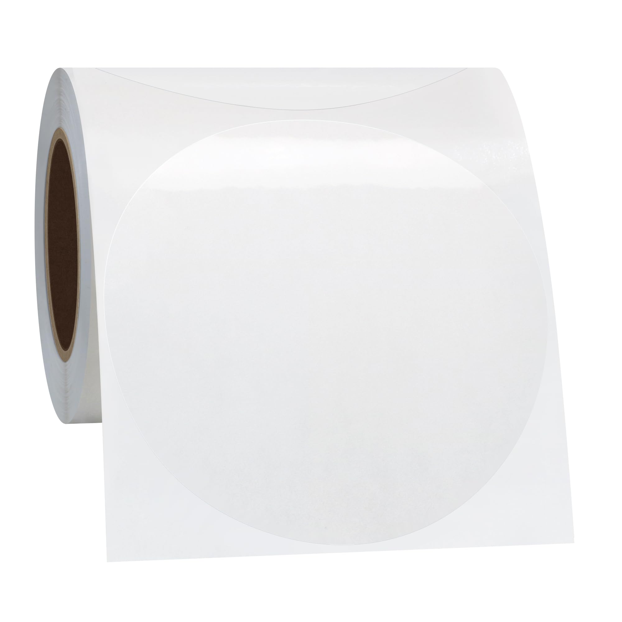 Hycodest 3 inch Round Clear Seals Retail Package Stickers Circle Wafer Labels 200 PCS for Wrapping