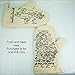 Michigan Oven Mitt-Upper & Lower Peninsula Map-White (Oatmeal)-Qty-1
