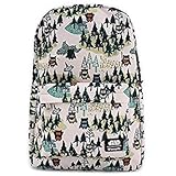 Loungefly x Star Wars Ewok Forest Print Nylon Backpack