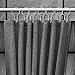 OUNONA 12 Pcs Shower Curtain Hooks Glide Shower Hooks/Rings,for Bathroom Shower Rods Curtains Liners(Silver)