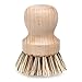 Redecker Natural Fiber Bristle Pot Brush, Comfortable Beechwood Handle, Durable Heat-Resistant Design for Cleaning Pots, Pans and More, 2-1/4 inch Diameter, Made in Germany primary