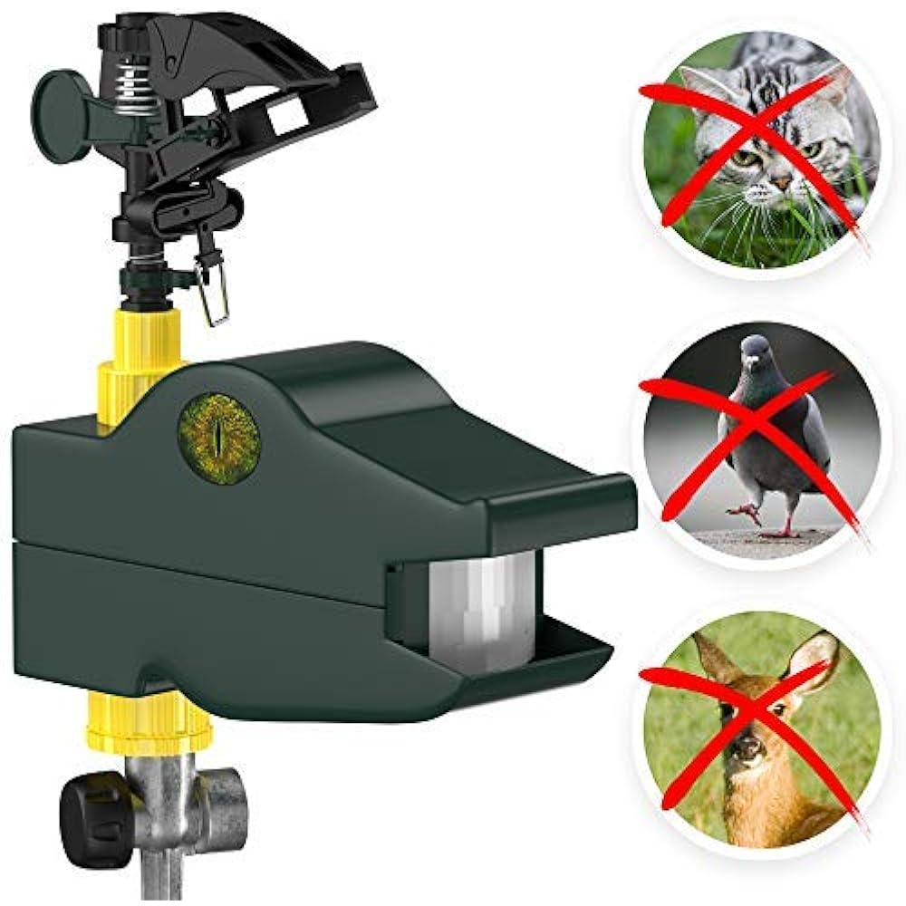 Motion Activated Jet Blaster Yard Garden Animal Rodent Repellent " Outdoor 692757166780 eBay