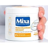 Mixa Niacinamide Bright Moisturizing Anti‑Dark Spot Cream &ndash; 400 ml (13.52 fl.oz.), Face &amp; Body Hydration for Dry &amp; Sensitive Skin