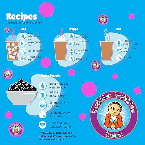 5 MINUTE Boba / Black Tapioca Pearls By Buddha Bubbles Boba Ready in 5