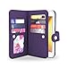Gear Beast Flip Cover Dual Folio Case fits iPhone 8 Plus / 7 Plus Wallet Case Slim Protective PU Leather Case 7 Slot Card Holder Including ID Holder 2 Inner Pockets Stand Feature Wristlet