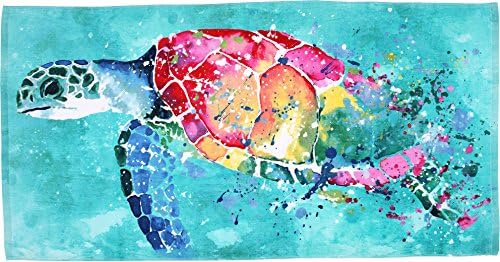 Tropix Splash Sea Turtle Beach Towel One Size