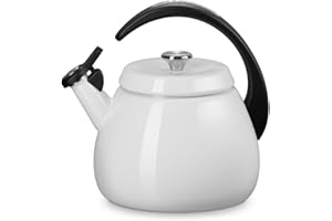 Le Creuset Enamel on Steel Cloche Kettle, 2.2 qt., White