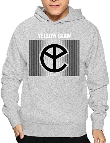 2016 For Mens Fashion No Pockets Yellow Claw Hoodies Lightweight T-shirt
