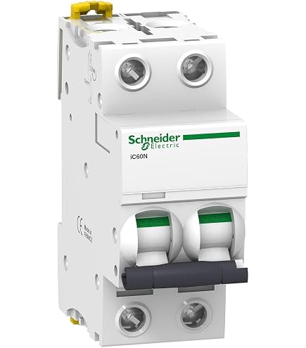 Schneider A9F74250 iC60N 2P 50A C MCB Miniature Circuit Breaker