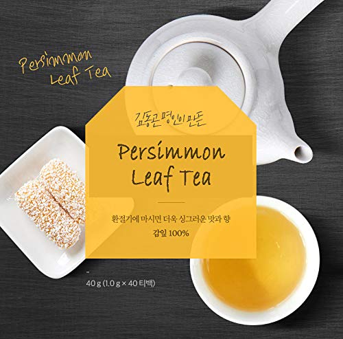 SsangGye Persimmon Leaf Tea, No caffeine, Master made Tea 1.0g x 40 TB