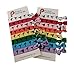 Taekwondo Silhouettes Hair Elastics Ribbon Ties (2 Cards,16 Hair Ties) Girls Martial Arts Karate Kickboxing Sports Self Defense No Crease Ponytail Holders Pony Tail Holder Ouchless Ribbon Bands