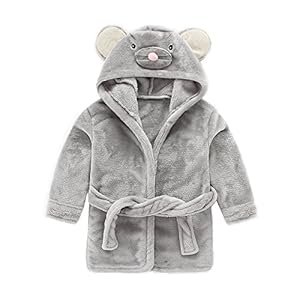 IEUUMLER Children’s Hooded Bath Towel Flanel Fleece Pyjama’s voor Baby Meisje Jongen Babydressing Gown 0-6 jaar IE002