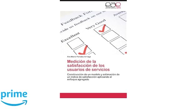 Medicion De La Satisfaccion De Los Usuarios De Servicios Construccion De Un Modelo Y Estimacion De Un Indice De Satisfaccion Aplicando El Enfoque Agregado Spanish Edition Ana Maria Paredes Arriaga 9783846570326 Amazon Com