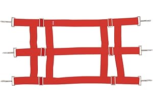 Southwestern Equine Premium Nylon Stall Guard for Horses (Red)