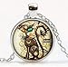 Steampunk Cat Pendant. Steampunk Cat Necklace. Steampunk Retro jewelry. Birthday gift, Gifts for Him, Gifts for Her
