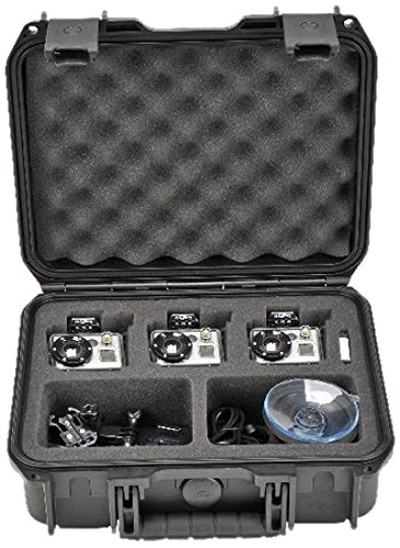 SKB i-Series GoPro Camera Case (Holds 3), Black