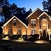 VanRayal 10W Outdoor Landscape Spotlights,120V WarmWhite Garden Pathway Light for Yard,Patio,Lawn, Wall, Flood,Driveway,Tree Lighting,6.5ft Wire,UL Cert,2 Pack