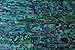 Blue Paua Abalone Coated Enhanced Adhesive Veneer Sheet (9.4