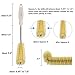 Amazer Bottle Brush Water Bottle Cleaner with Long Comfort Grip Angled Tip Design Easy to Clean Corner, Ideal for Tal and Deep Water Bottles
