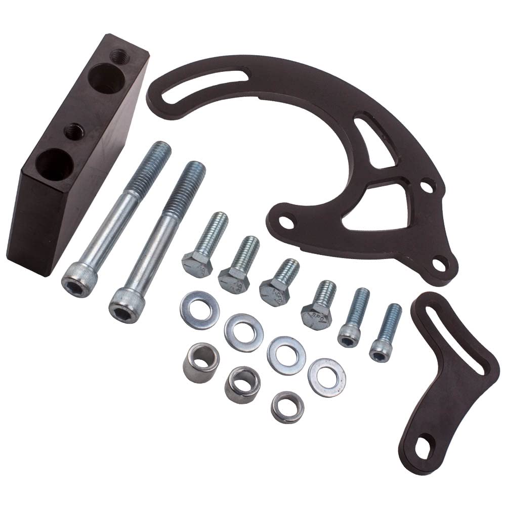 Photo 1 of maXpeedingrods Short Water Pump Power Steering Bracket for Chevy Big Block 396 427 454 EWP SWP BBC