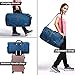 Gonex 60L Packable Travel Duffle Bag Foldable Duffel Bags for Luggage Gym Sports Camping Travelling Cycling Storage Shopping Water & Tear Resistant Deep Blue