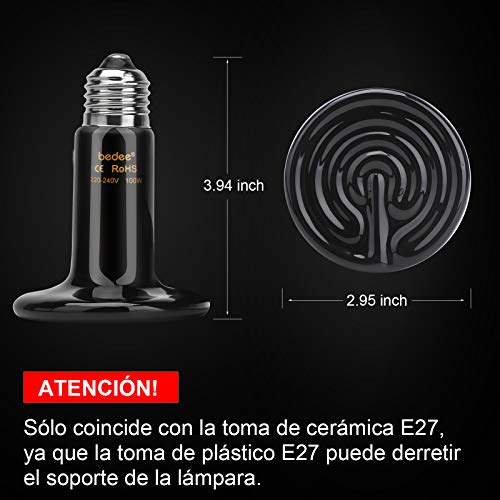 bedee-Bombilla-de-Ceramica-Reptil-Lampara-de-Calor-Infrarrojo-de-Ceramica-Bombilla-Ceramica-Calor-Lampara-para-Tortuga-Serpiente-Lagartos-Pollos-E27-Negro-100W-2Piezas