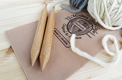 Knitting Needles Circular US 40, 20mm 120cm, Knitting Supplies Wooden, Beech Smooth and durable