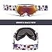 OutdoorMaster Kids Ski Goggles, Snow Goggles for Boys & Girls with 100% UV Protection (Color pattern Frame + VLT 13% Grey Lens with Full REVO Pink)