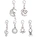 Ascrafter Cute Zipper Pull Charms for Bags Purses Jackets, Decorative Extended Zipper Pull Replacement, Knitting Stitch Crochet Markers