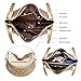 ANA LUBLIN Women‘s Leather Handbag Ladies Tote Bag Top-Handle Purse Shoulder Crossbody Bag