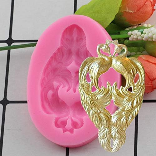 DIY Sugarcraft Peacock Silicone Mold Fondant Molds Cake Decorating Tool Kitchen Baking Candy Resin Clay Chocolate Gumpaste Mould